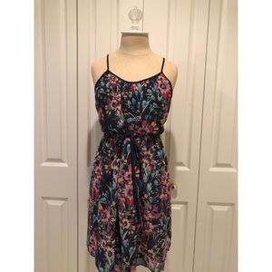 Lauren Conrad Floral Synch-Waist Dress